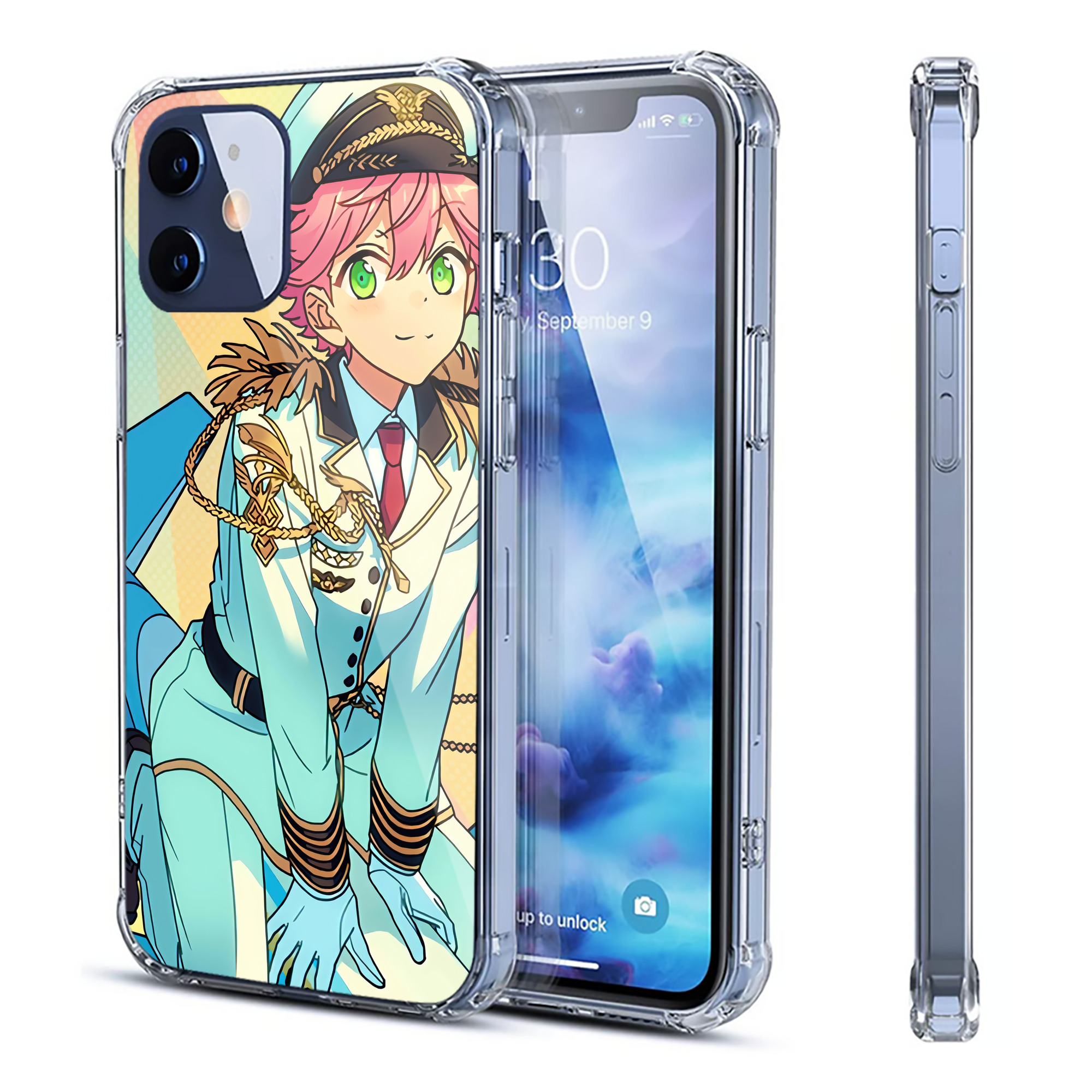 （画像用） あんさんぶるスターズ! Ensemble Stars 【iPhone 12シリーズ対応】透明スマホケース（クリアソフトケース）